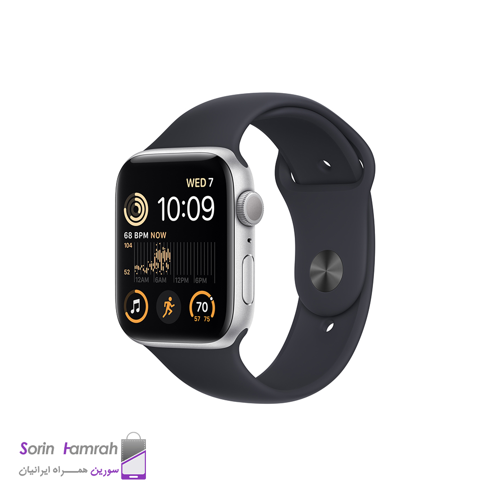 اپل واچ SE 8 مدل 40mm بدنه آلومینیوم با بند سیلیکونی